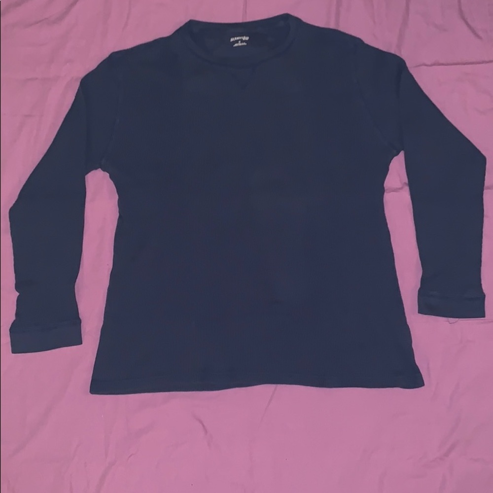 St. John’s Bay LT crew neck long sleeve blue